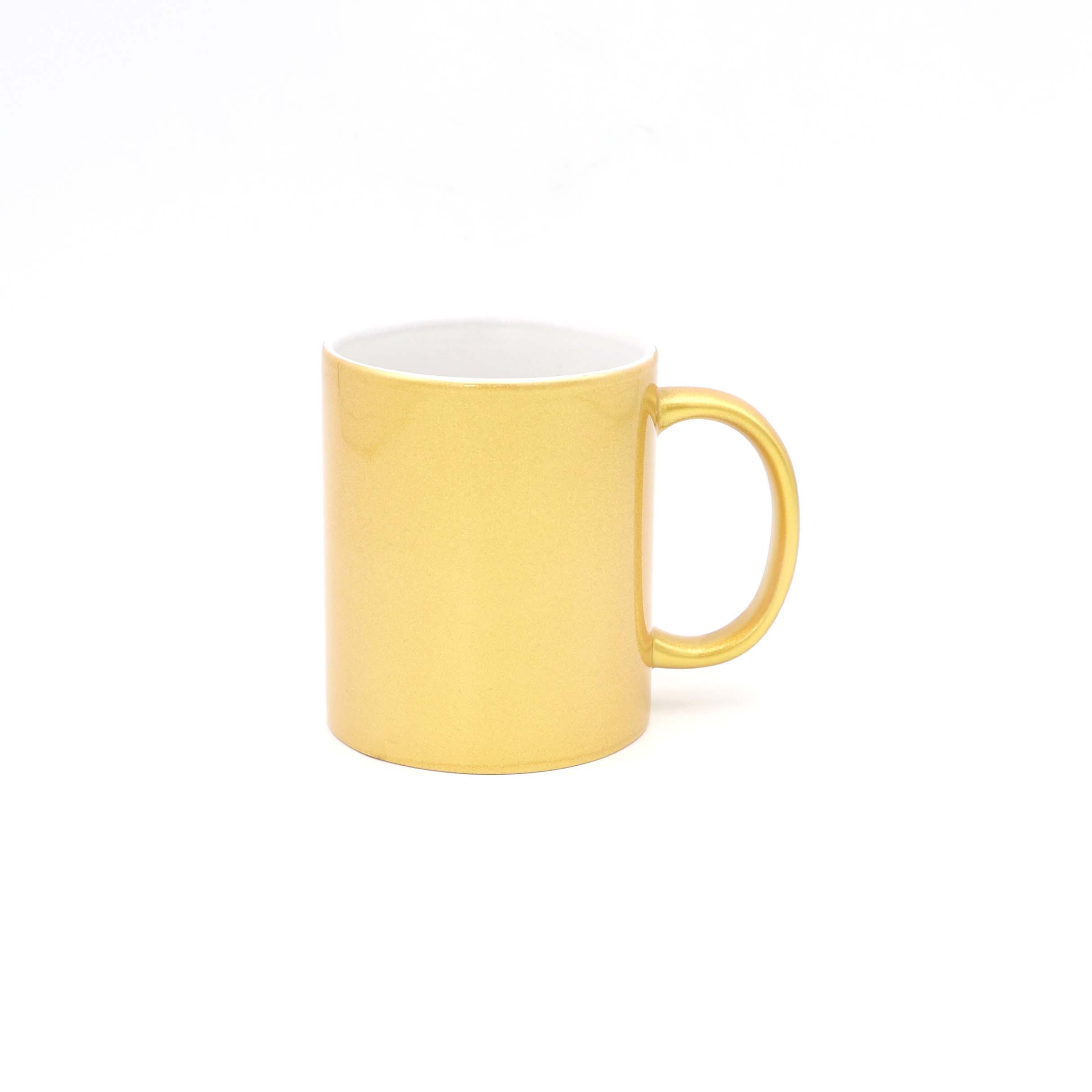 Gold and silver sublimation mug