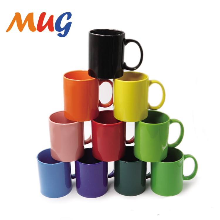11oz Color Glazed Mug