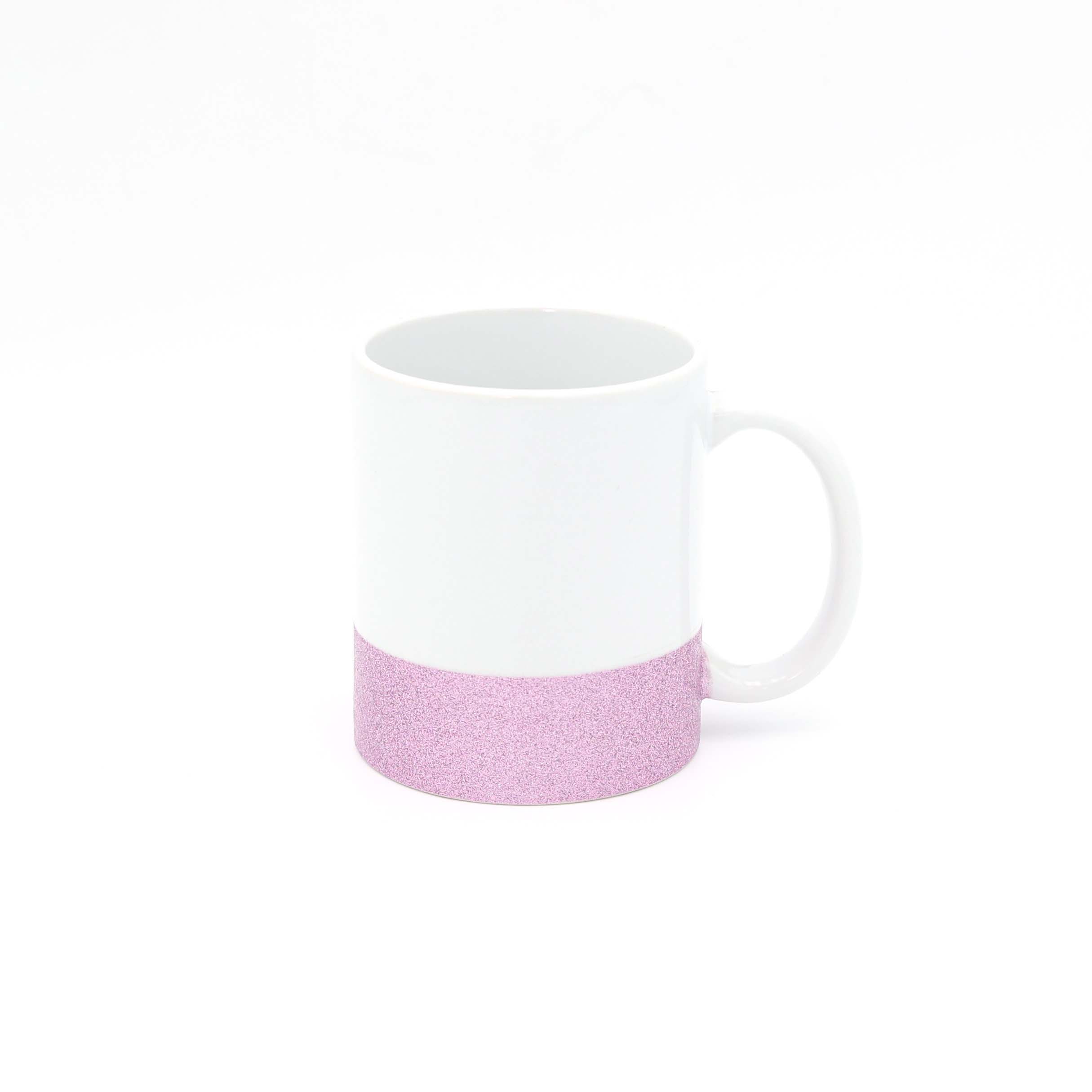 Sequin sublimation coated mug