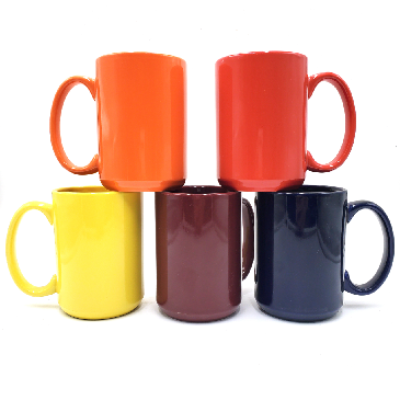 15oz Color Glazed Mug