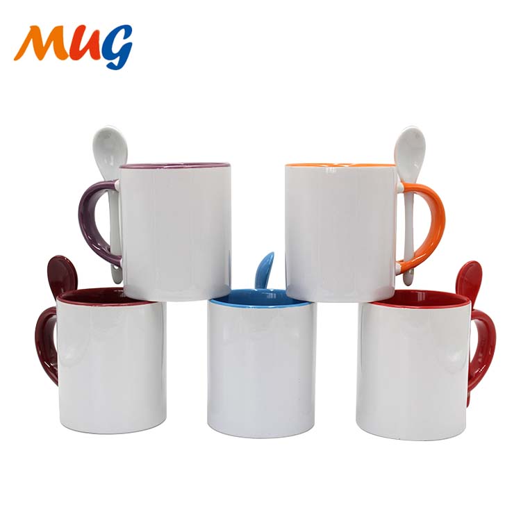 11oz sublimation Mug with spoon